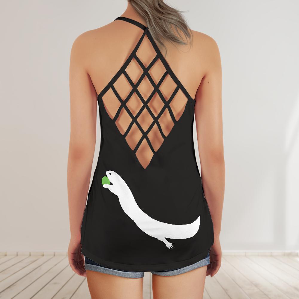 Criss Cross Open Back Tank Top